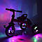 Велосипед дитячий триколісний Turbo Trike M 3648-M-1 малиновий і блакитний, фото 4