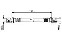 Тормозной шланг BOSCH 1987476030