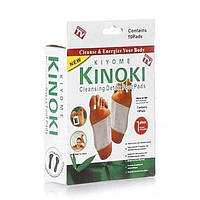 Очищувальний і вивідний токсини детокс пластир для ніг 10шт Kiyome Kinoki