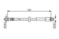 Тормозной шланг BOSCH 1987476293