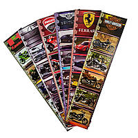 Набір закладок для книг ЗК-01, 6 шт АвтоМото