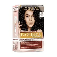 Стійка безаміачна крем-фарба для волосся L'Oreal Paris Excellence Creme Universal Nudes 1U Універсальний чорни