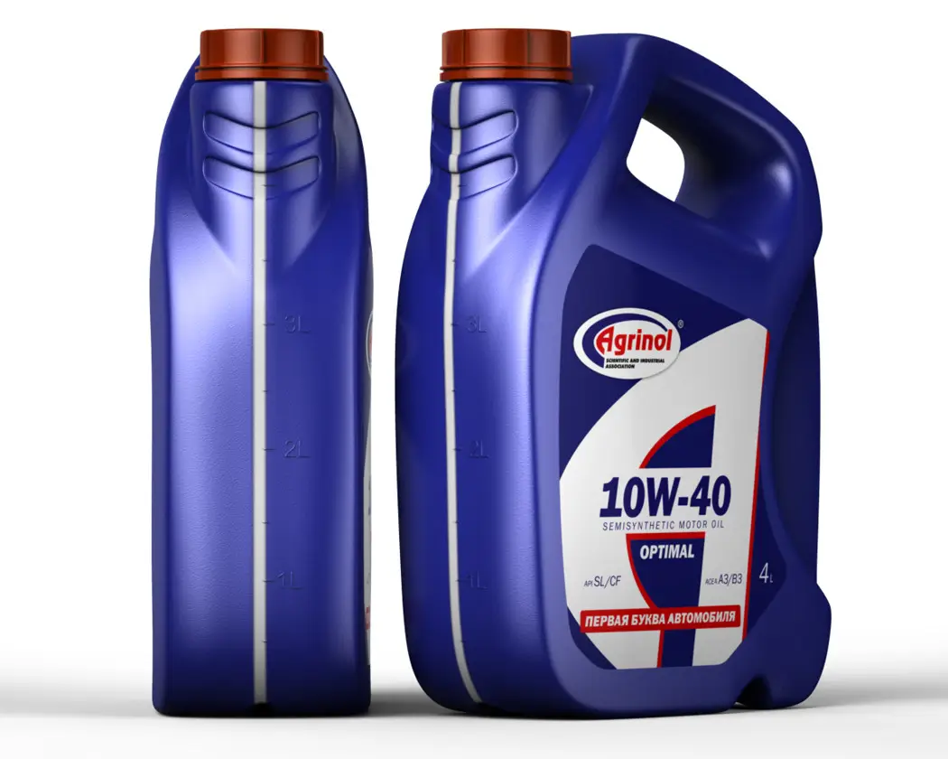 Полусинтетическое моторное масло Agrinol 10W-40 SL/CF 4л, всесезонное дизельное масло Агринол полусинтетика - фото 2 - id-p2128794893