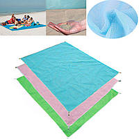 Пляжная подстилка анти-песок Sand Leakage Beach Mat, Пляжный коврик! Salee