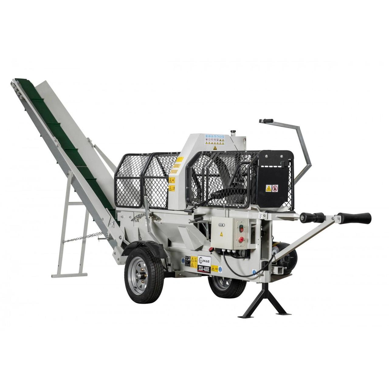 Напівавтоматична машина для різання і розколу дров Lumag SSA 400E, фото 1