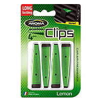 Ароматизатор Aroma Car Clips 4x5g - LEMON (30шт.)