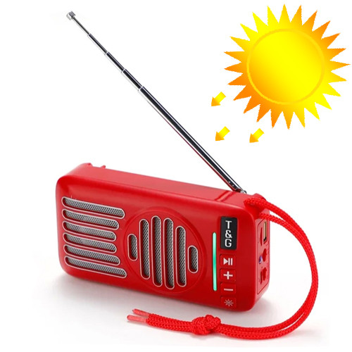 Bluetooth-колонка TG368, з функцією speakerphone, радіо, red
