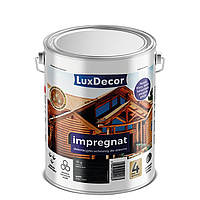 Пропитка для дерева биозащитный импрегнат Luxdecor 0.75, Графитовый (2128624108)