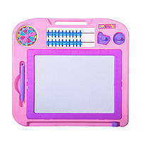 Магнітна дошка для малювання C1404 Рожевий