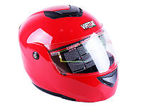 Шлем мотоциклетный модульный MD-903 VIRTUE (красный, size S)
