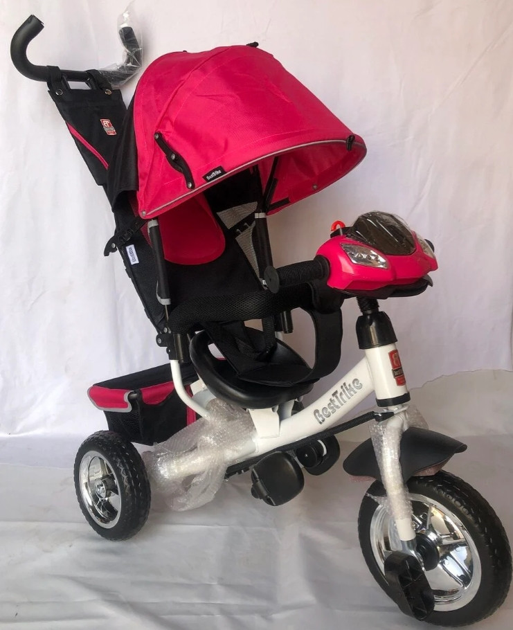 Велосипед коляска триколісний Best Trike 6588/34-547 рожевий