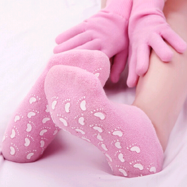 Спа гелевые носочки для педикюра c маслом жожоба Spa Gel Socks увлажняющие носки для ног, отличный товар - фото 1 - id-p2128702963