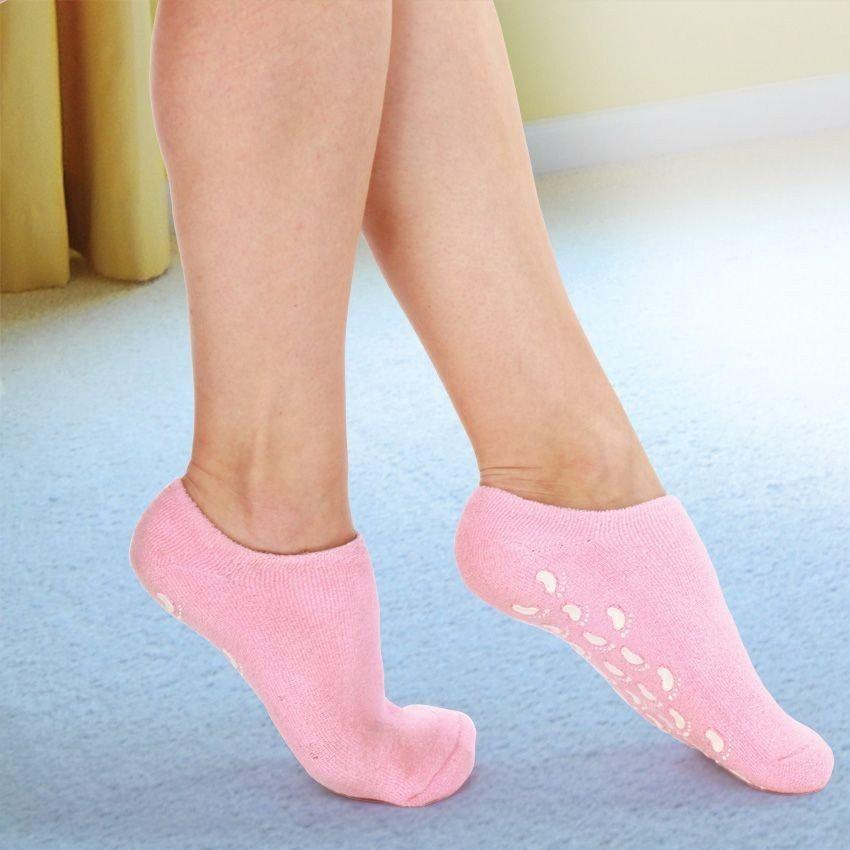 Спа гелевые носочки для педикюра c маслом жожоба Spa Gel Socks увлажняющие носки для ног, отличный товар - фото 3 - id-p2128702963
