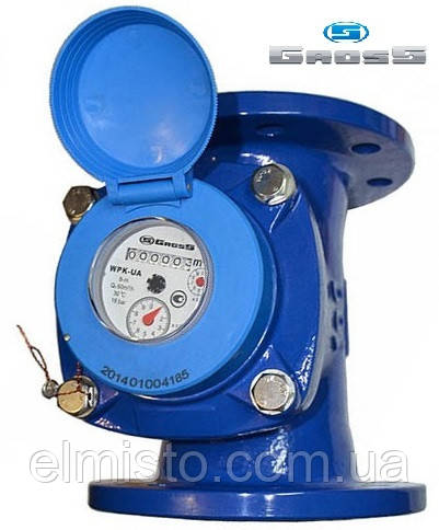 Счетчик Gross WPK-UA 100/250 Ду 100 на холодную воду турбинный - фото 3 - id-p390295107