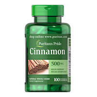 Puritan's Pride Cinnamon 500 mg 100 капс DS