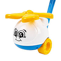 Дитяча іграшка-каталка Вертоліт 9420TXK у сітці Жовтий