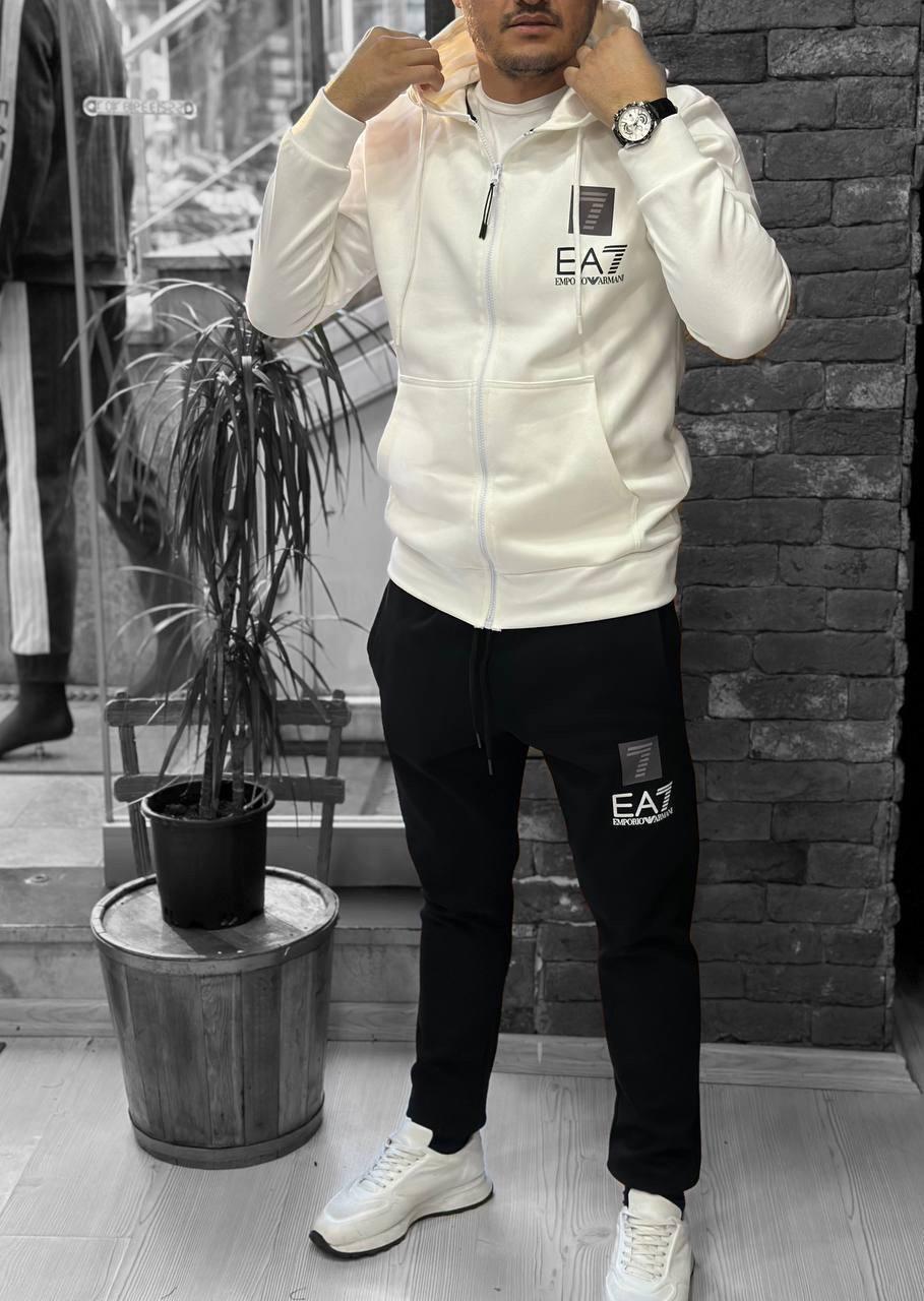 Чоловічий спортивний костюм ARMANI D11866 чорно-білий S, М, XXL