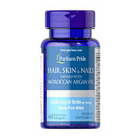 Puritan's Pride Hair, Skin Nails infused with Moroccan Argan Oil 60 капс DS