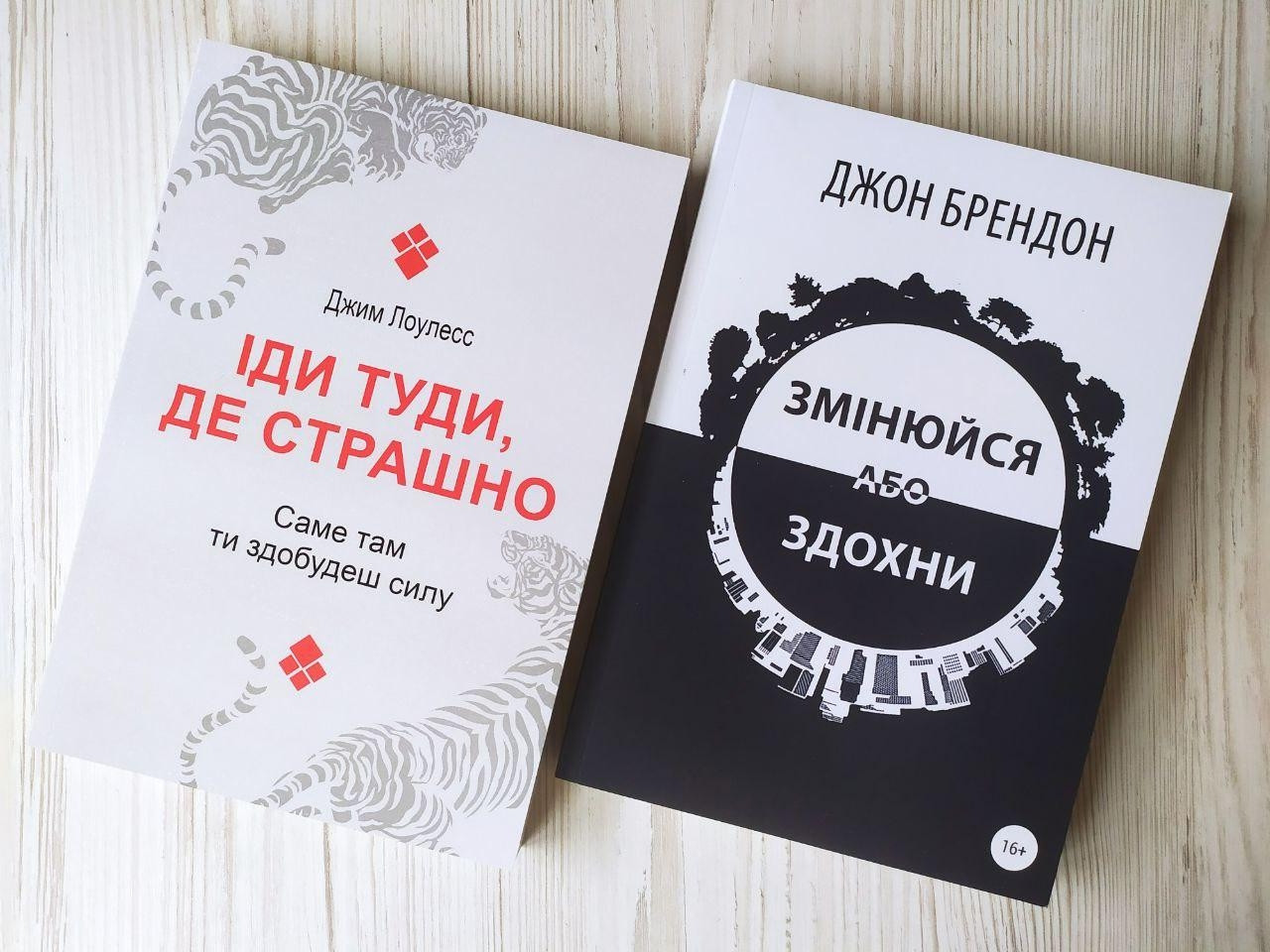 Комплект книг. Джим Лоулесс. Іди туди, де страшно. Джон Брендон. Змінюйся або здохни, фото 1