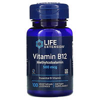 Life Extension Vitamin B12 Methylcobalamin 500 mcg 100 льодяників DS