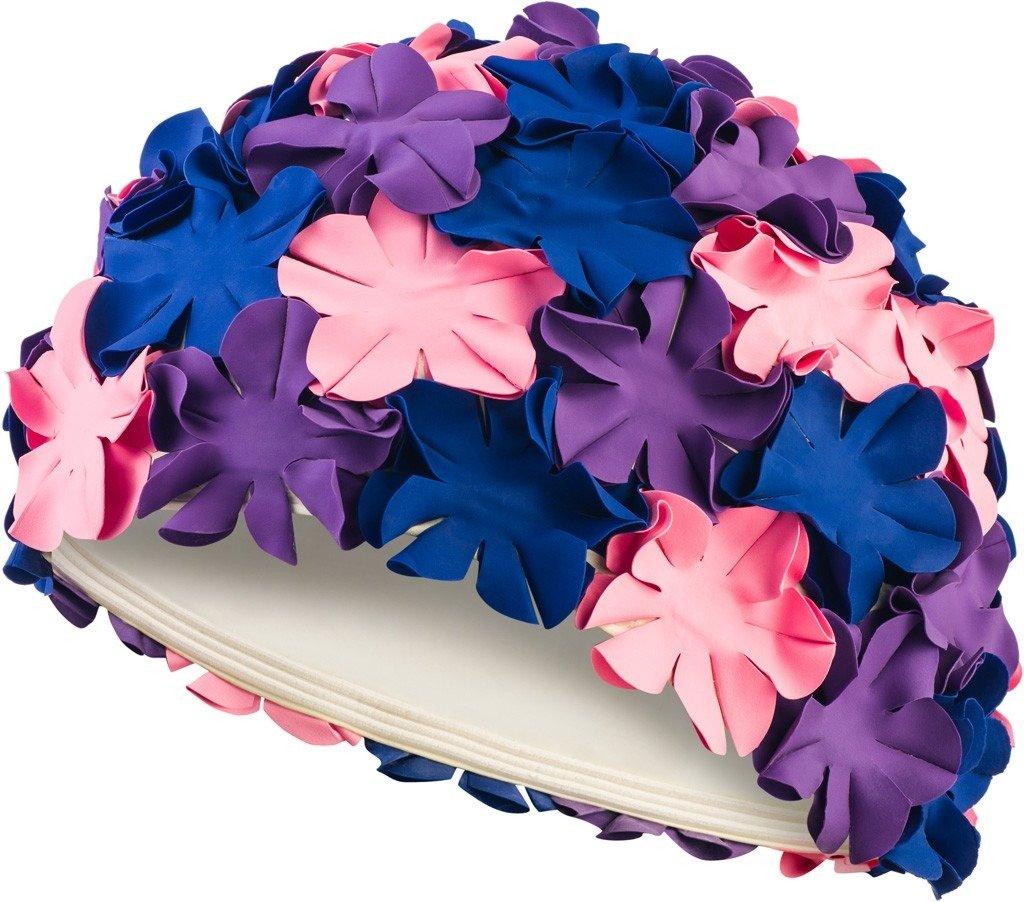 Шапочка для плавання Aqua Speed Bloom 5705 (105-03) Purple/Pink/Dark Blue, фото 1