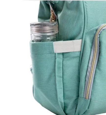 Сумка-рюкзак для мам Baby Bag Бирюзовая| Сумка органайзер для мам| Рюкзак для мам! Улучшенный - фото 3 - id-p2128729994