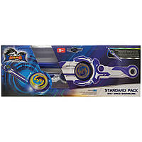 Ігровий набір із дзиґою Інфініті A01-A04 ручна запускалка, дзиґа Синій