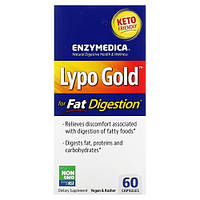 Enzymedica Lypo Gold For Fat Digestion 60 капсул DS