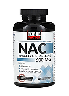 Force Factor NAC N-Acetyl-L-Cysteine 600 mg 200 Veg Caps
