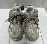 Тканинні стильні дитячі кросівки Paliament  34-35  бежеві, фото 4