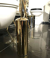 Золотий настінний підлоговий йоржик для туалету Stilhaus Smart SM 039.16