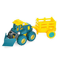 Дитяча машинка інерційна "Будівельна" 2018-55 з причепом  Вид 3