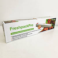 Бытовой вакуумный упаковщик Freshpack Pro зеленый / Вакууматор автоматический / DZ-739 Вакуумный запайщик