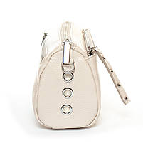 Жіноча шкіряна сумка клатч 88083 white. Купити жіночі сумки гуртом і в роздріб із натуральної шкіри в Україні, фото 4