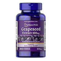 Натуральная добавка Puritan's Pride Grape Seed Extract 100 mg, 200 капсул DS