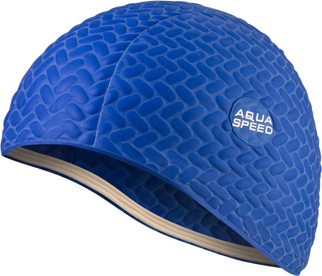 Шапочка для плавання Aqua Speed Bombastic Tic-Tac 5720 (117-10) Blue, фото 1