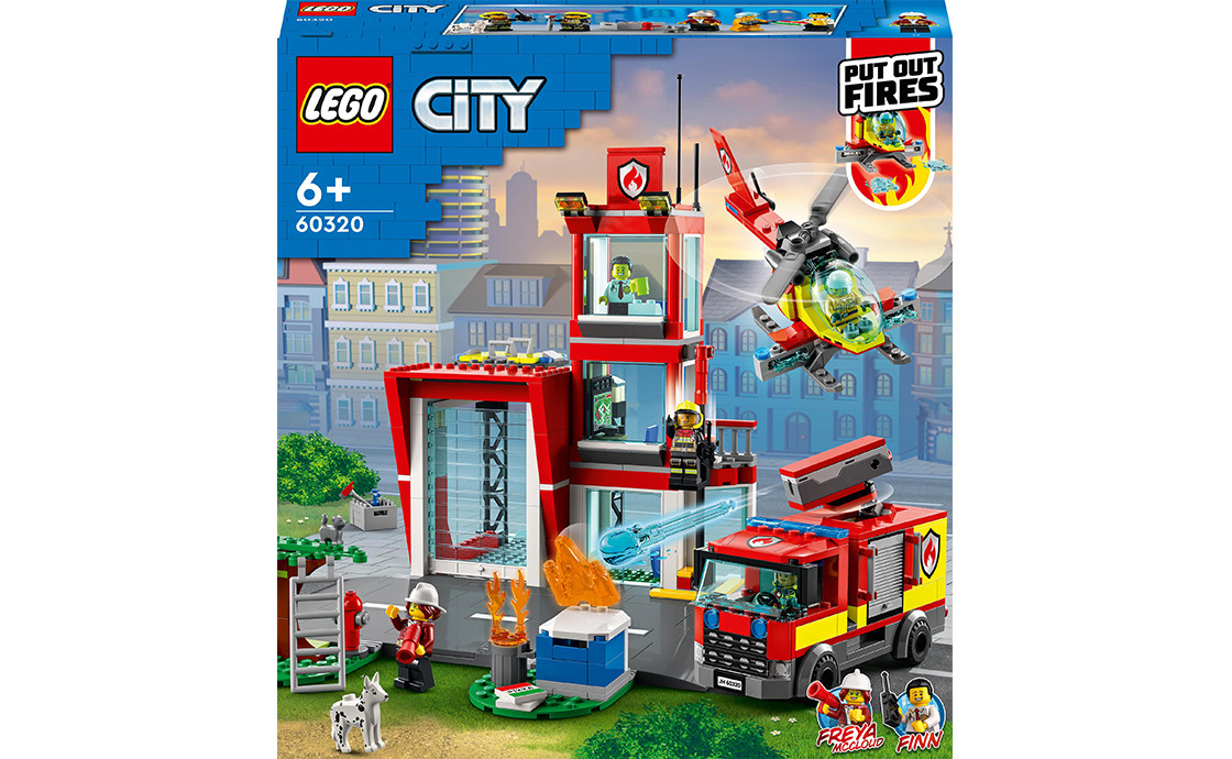 LEGO City Пожежне депо 540 деталей (60320)