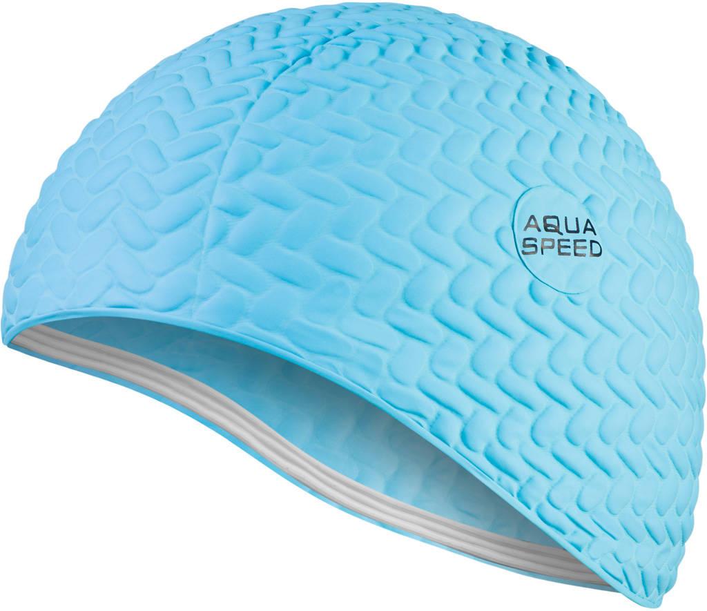 Шапочка для плавання Aqua Speed Bombastic Tic-Tac 5715 (117-02) Light Blue, фото 1