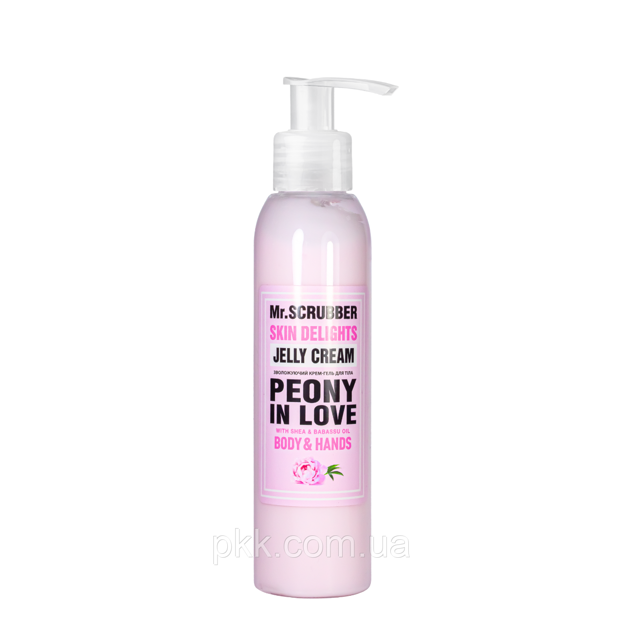 Крем гель для тіла Mr Scrubber Skin Delights Peony in Love Body & Hands Cream зволожуючий 150 мл