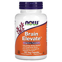 Натуральная добавка NOW Brain Elevate, 120 вегакапсул DS