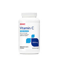 Вітаміни та мінерали GNC Vitamin C 1000 mg Timed-Release, 180 вегакапсул DS