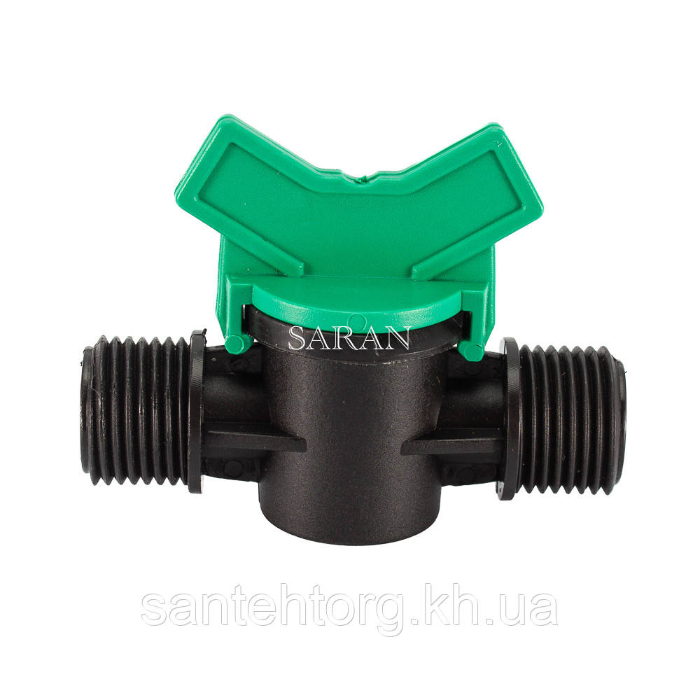 Кран різь зовнішня 1/2х1/2 для поливання., фото 1