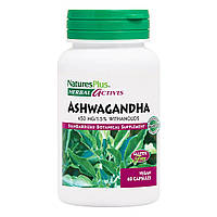 Натуральная добавка Natures Plus Herbal Actives Ashwagandha 450 mg, 60 вегакапсул DS