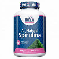 Натуральная добавка Haya Labs All Natural Spirulina 500 mg, 100 таблеток DS