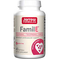 Витамины и минералы Jarrow Formulas Famil-E, 60 капсул DS