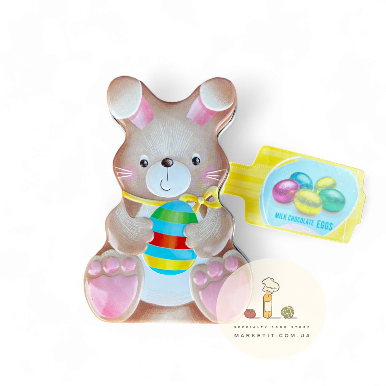Великодні коробочки Milk Chocolate Eggs, із шоколадними яйцями 40 г., фото 1