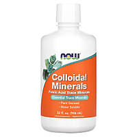 Витамины и минералы NOW Colloidal Minerals Liquid, 946 мл DS