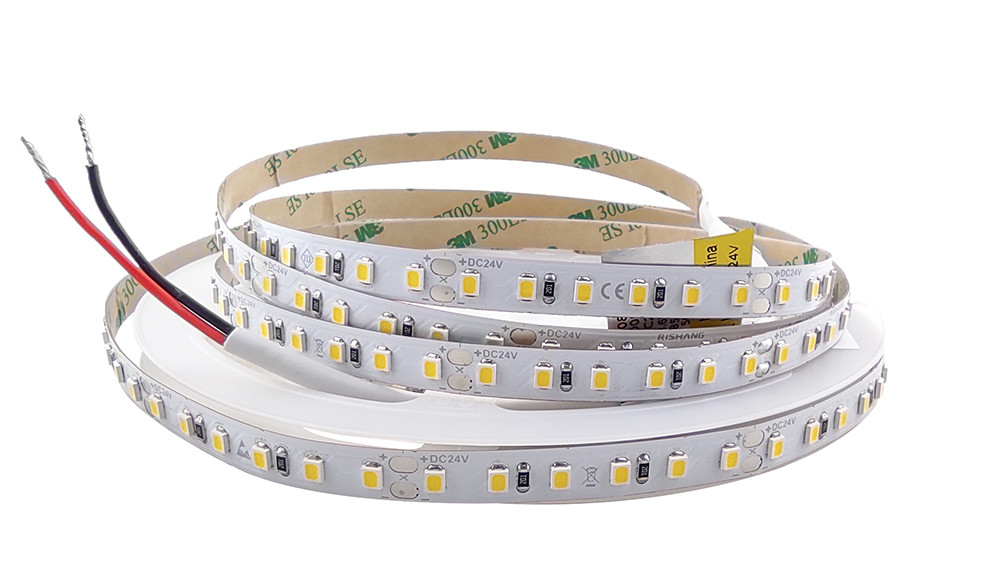 Led стрічка Rishang 2835-120-IP20-WW-8-24 RD08C0TC-B 5000K CRI80 24V 8,6W/m 810lm/w 18672 5 метрів