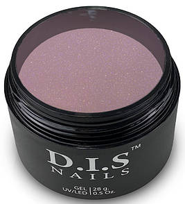 Камуфлюючий гель для нарощування нігтів з шимером D.I.S Hard Gel Cacao Shimmer  28 г