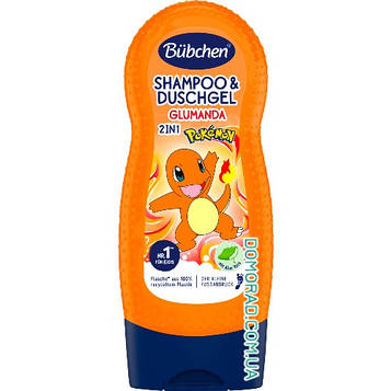 Bubchen Шампунь + гель-душ для дітей Glumanda 230ml